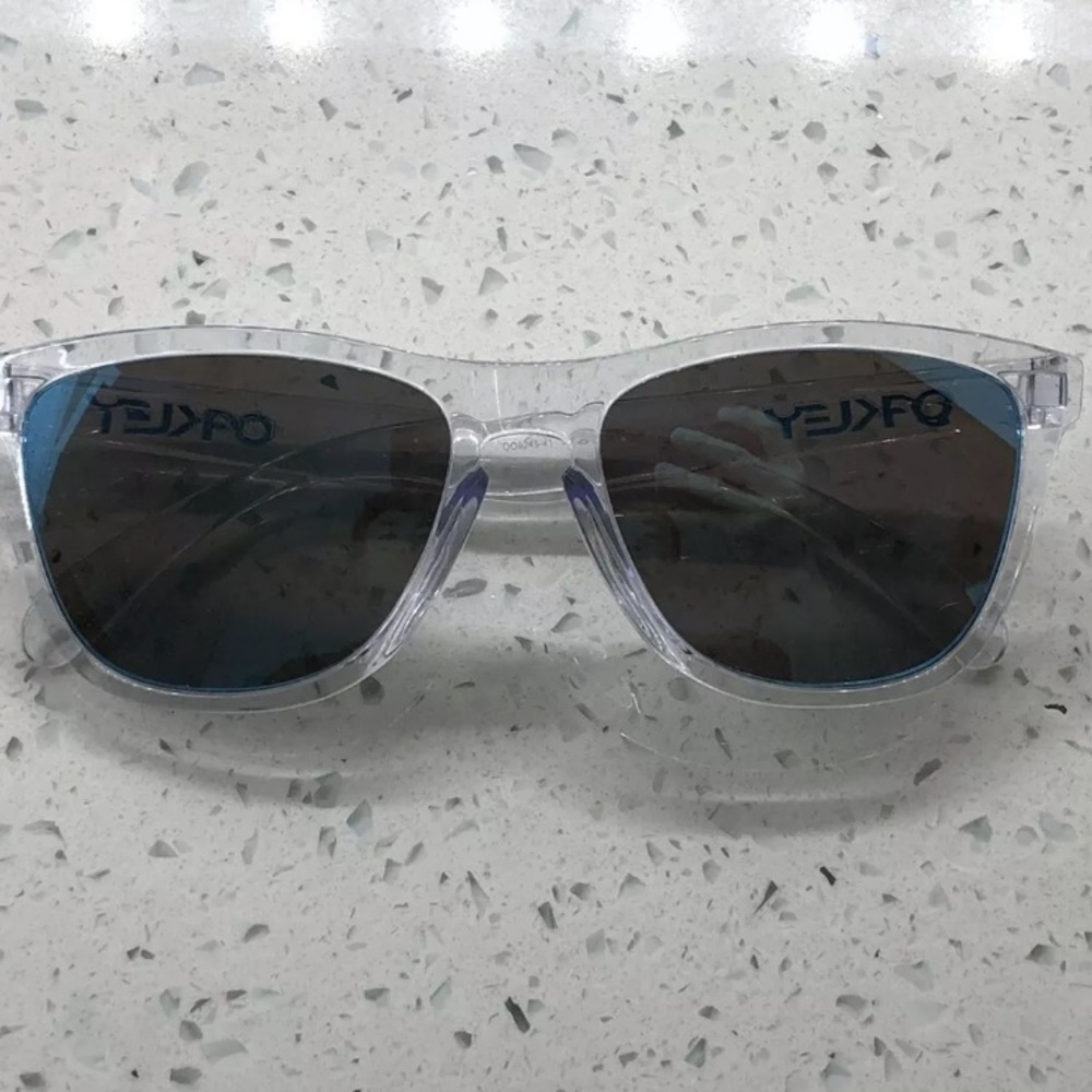 Oakley Frogskins Crystal Asian Fit Sunglasses